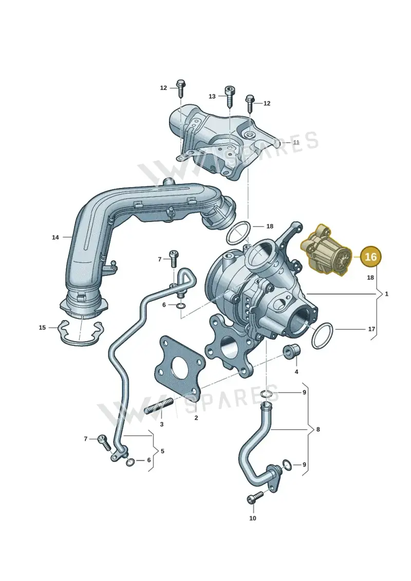 05E198725A — Skoda Fabia (2021-) diagram 5h0145150, position 16