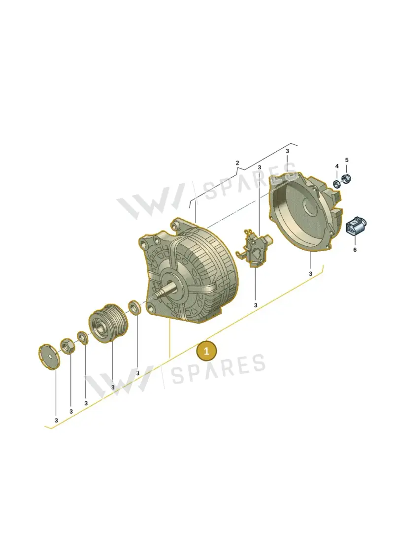 05E903027A — Skoda Fabia (2021-) diagram 5h0903000, position 1