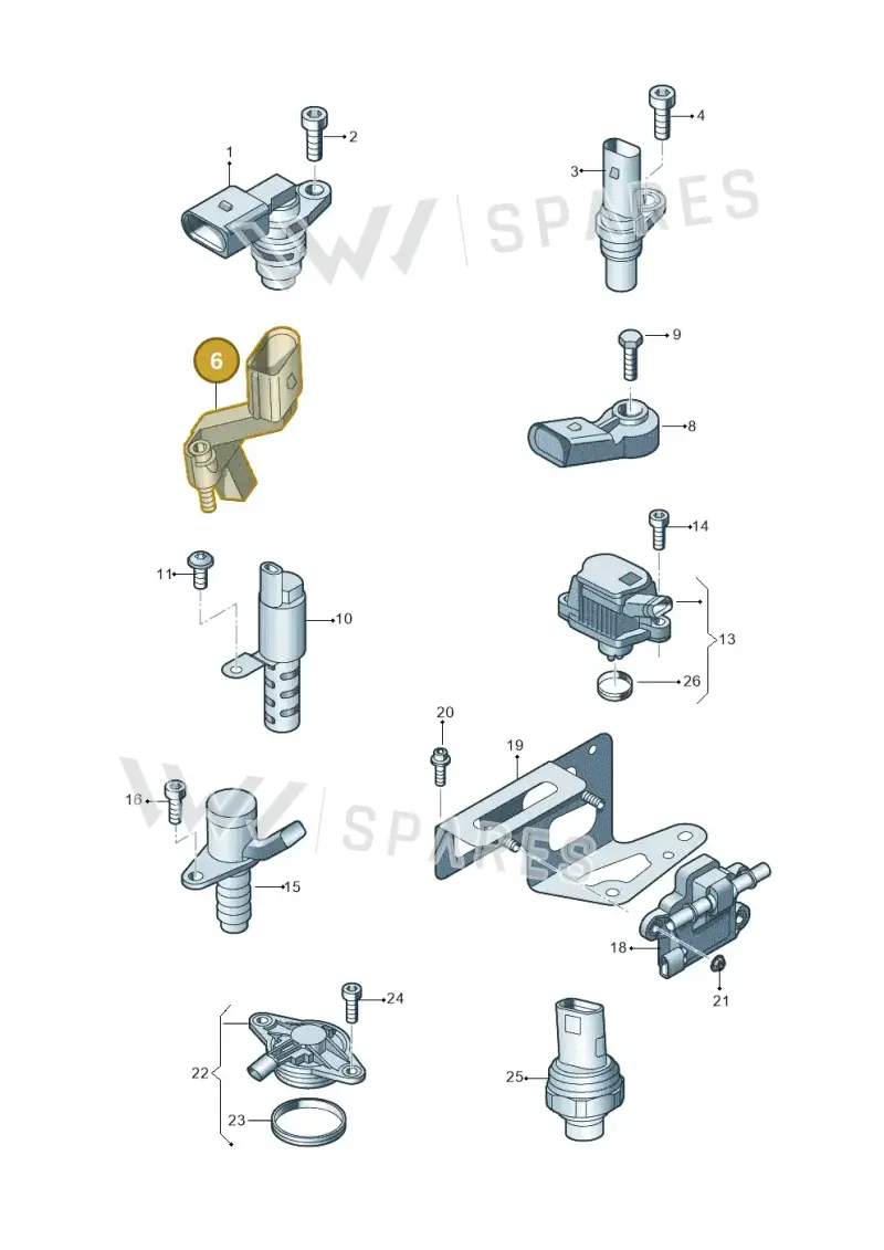 05E906433E — Skoda Fabia (2021-) diagram 827906300, position 6