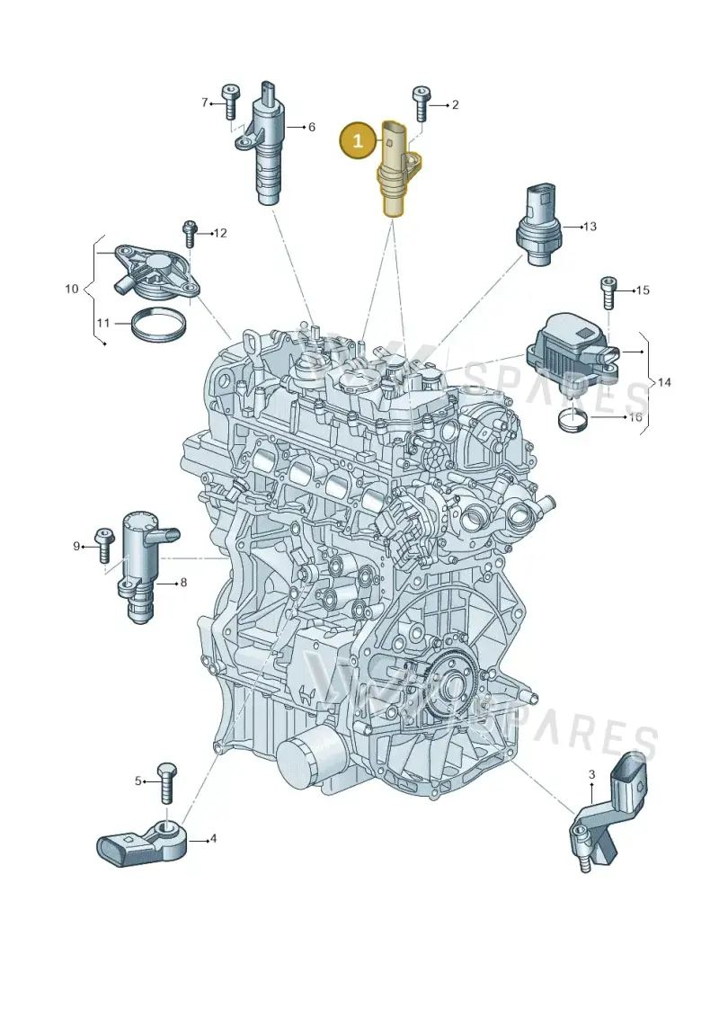 05E907601C — Skoda Kodiaq (2024-) diagram 907601006, position 1