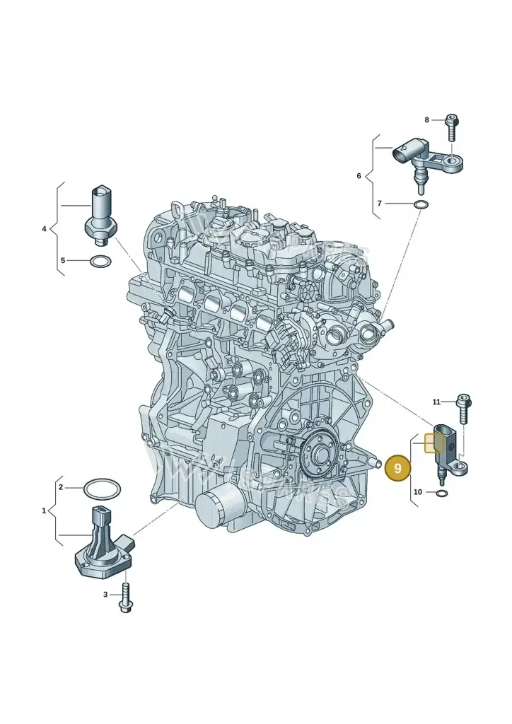 05E919501E — Skoda Kodiaq (2024-) diagram 907660006, position 9