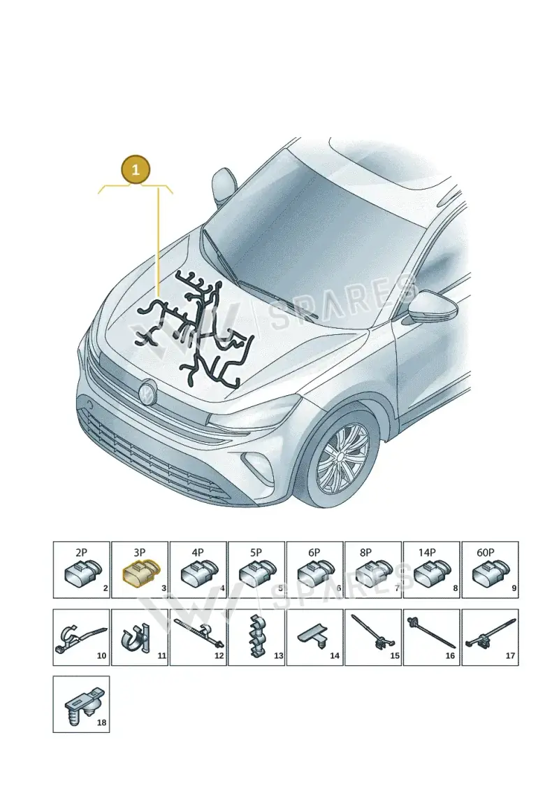 05E971610AG — Skoda Kodiaq (2024-) diagram 57x971170, position 1