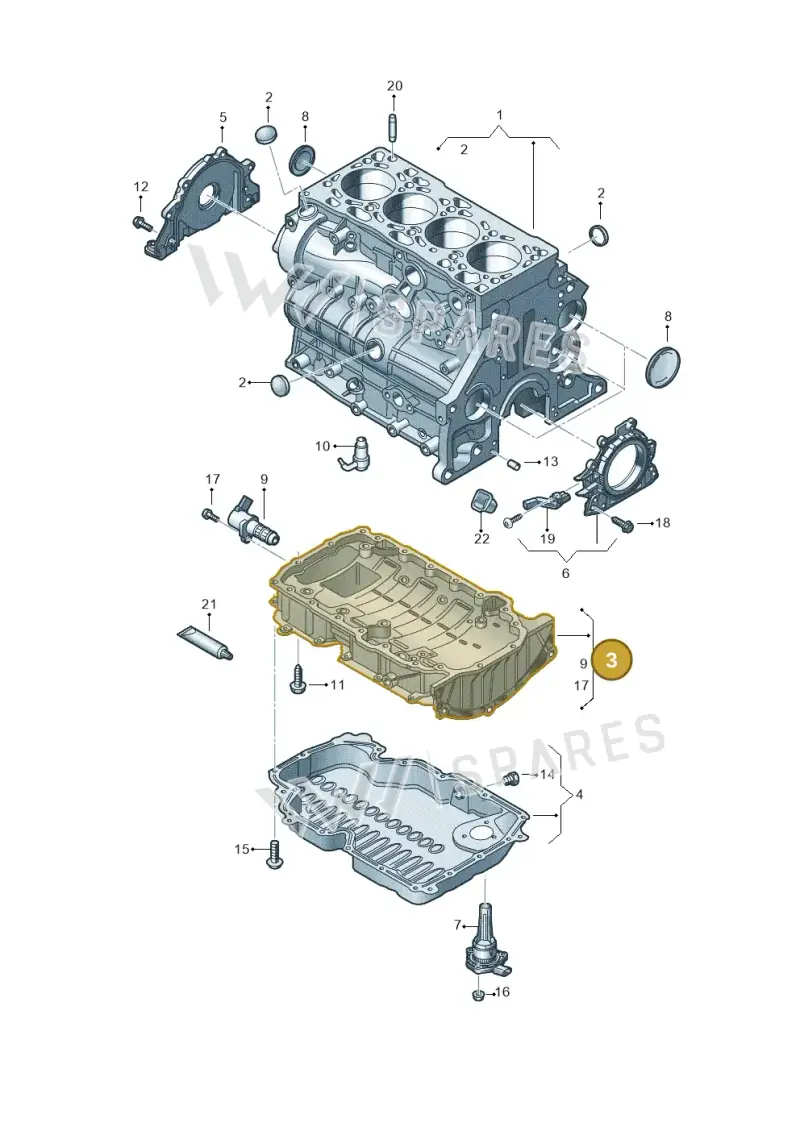 05L103603L — Skoda Kodiaq (2024-) diagram 793103039, position 3