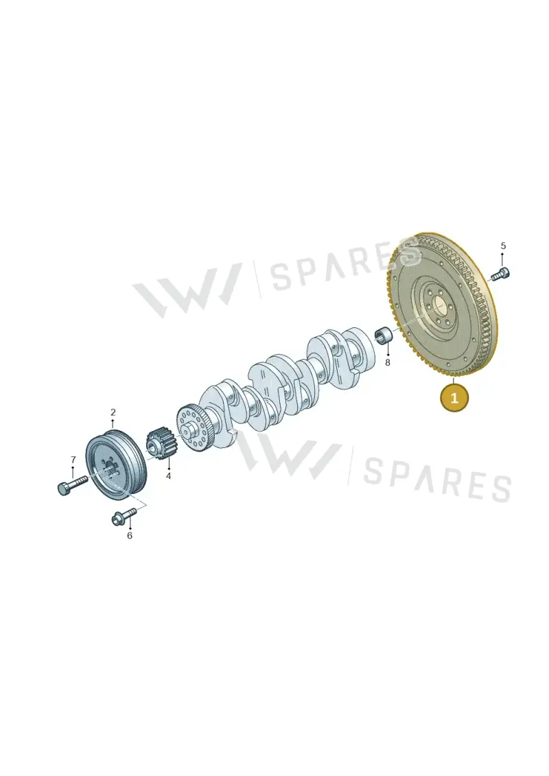05L105266K — Skoda Octavia (2019-2024) diagram 827105950, position 1