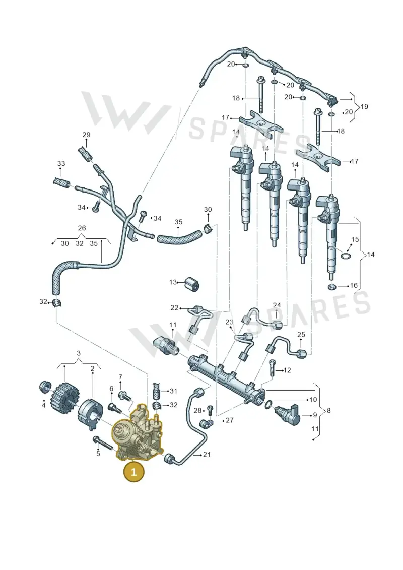 05L130755 — Skoda Karoq (2017-2022) diagram 596130460, position 1