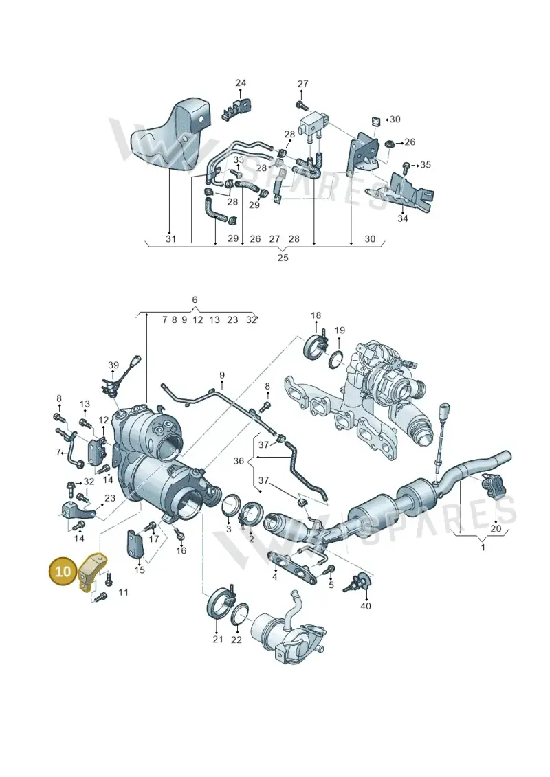 05L131645Q — Skoda Octavia (2019-2024) diagram 793253054, position 10