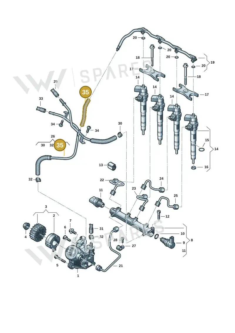 05L201908E — Skoda Kodiaq (2024-) diagram 2ka130010, position 35