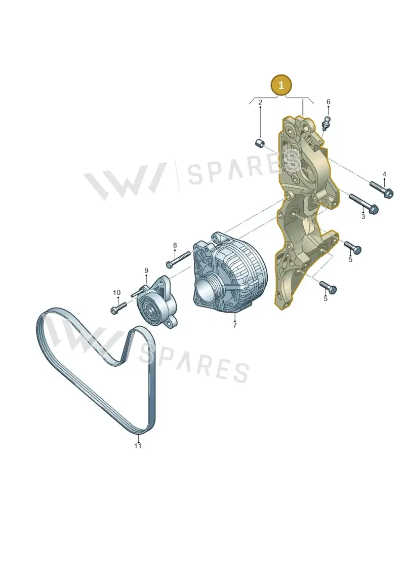 05L903141 — Skoda Superb Combi (2023-) diagram 745903450, position 1
