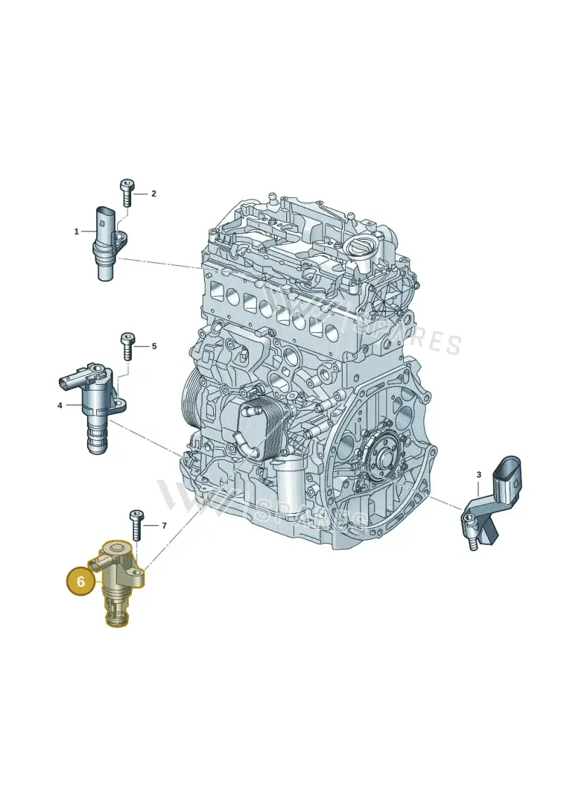 05L906455K — Skoda Kodiaq (2024-) diagram 907601008, position 6