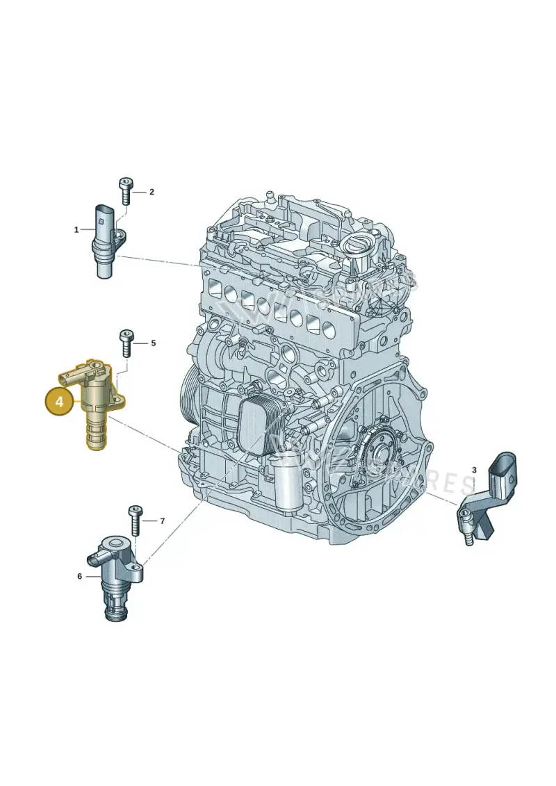 05L906455M — Skoda Kodiaq (2024-) diagram 907601009, position 4