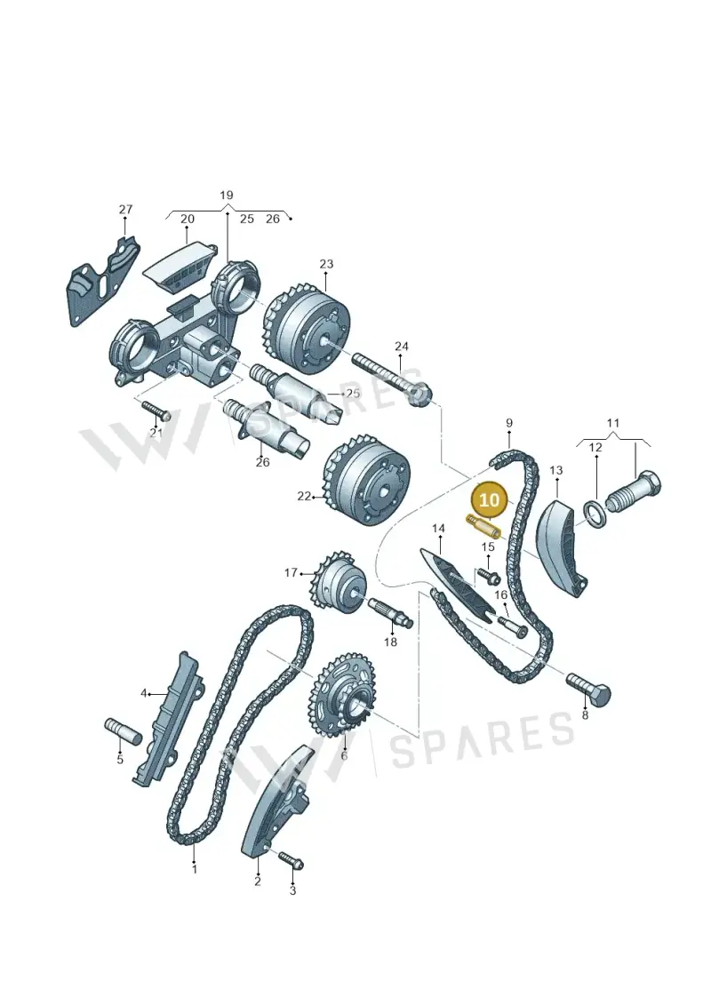 066109511D — Skoda Superb (2013-2015) diagram 710109600, position 10