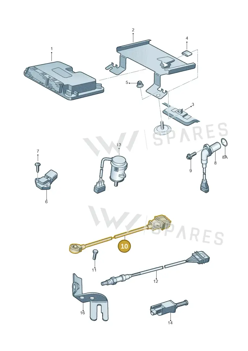06A905377C — Skoda OCTAVIA/COMBI/4X4      01> (2000-) diagram 252906000, position 10