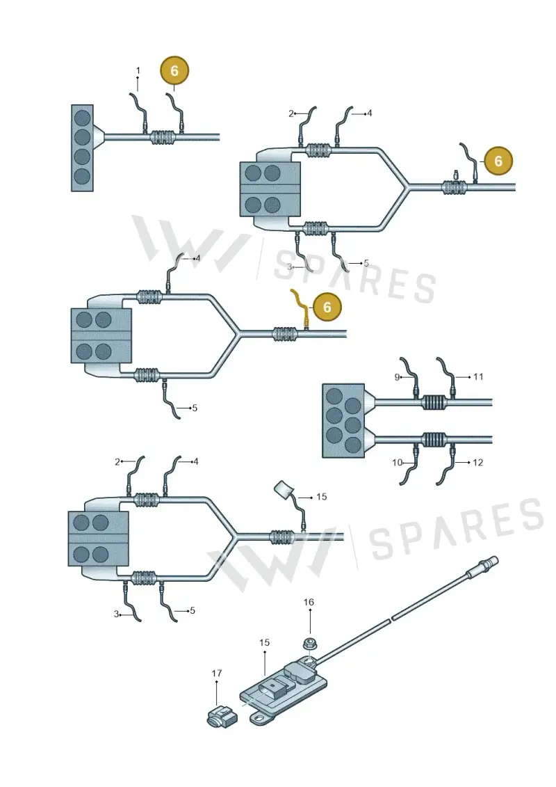06A906262BS — Skoda Octavia ambiente (2008-2013) diagram 419906100, position 6