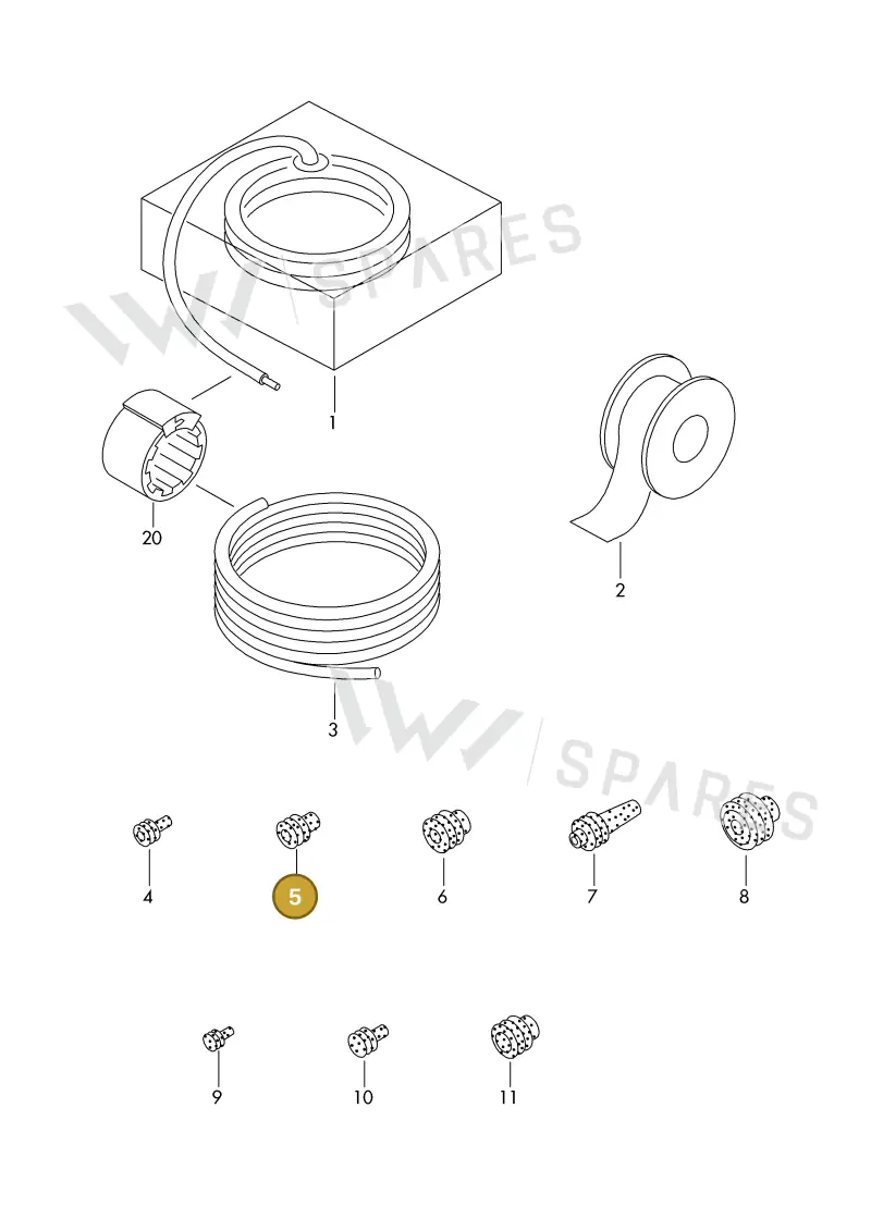 06A972741 — Skoda 1J0 platform diagram 198979200, position 5