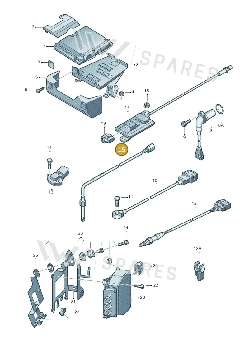06F906088D — Skoda OCTAVIA/COMBI/4X4      04> (2004-) diagram 419906300, position 15