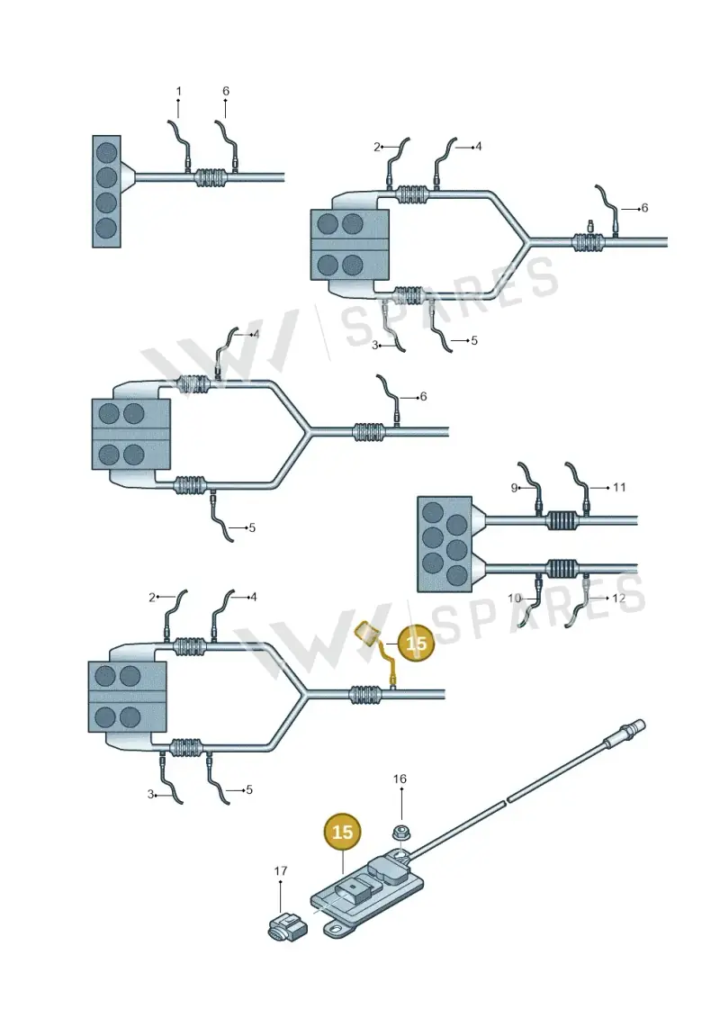 06F907807B — Skoda OCTAVIA/COMBI/4X4      04> (2004-) diagram 419906100, position 15