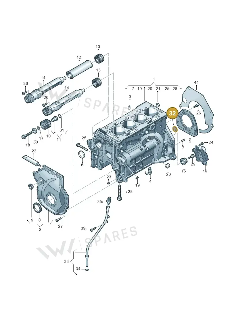 06K103085P — Skoda Kodiaq (2024-) diagram 746103100, position 32