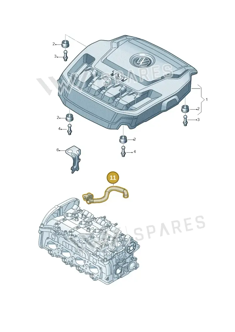 06K103213A — Skoda Kodiaq (2016-2024) diagram 884103760, position 11