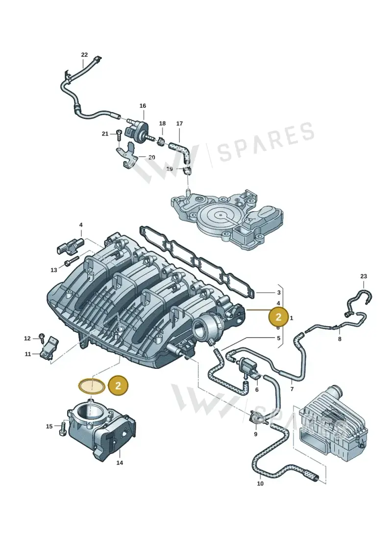 06K133073 — Skoda Superb Combi (2023-) diagram 7t0133070, position 2