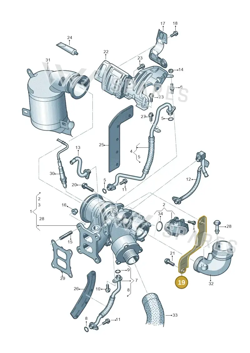 06K145536A — Skoda Kodiaq (2018-2022) diagram 746145500, position 19