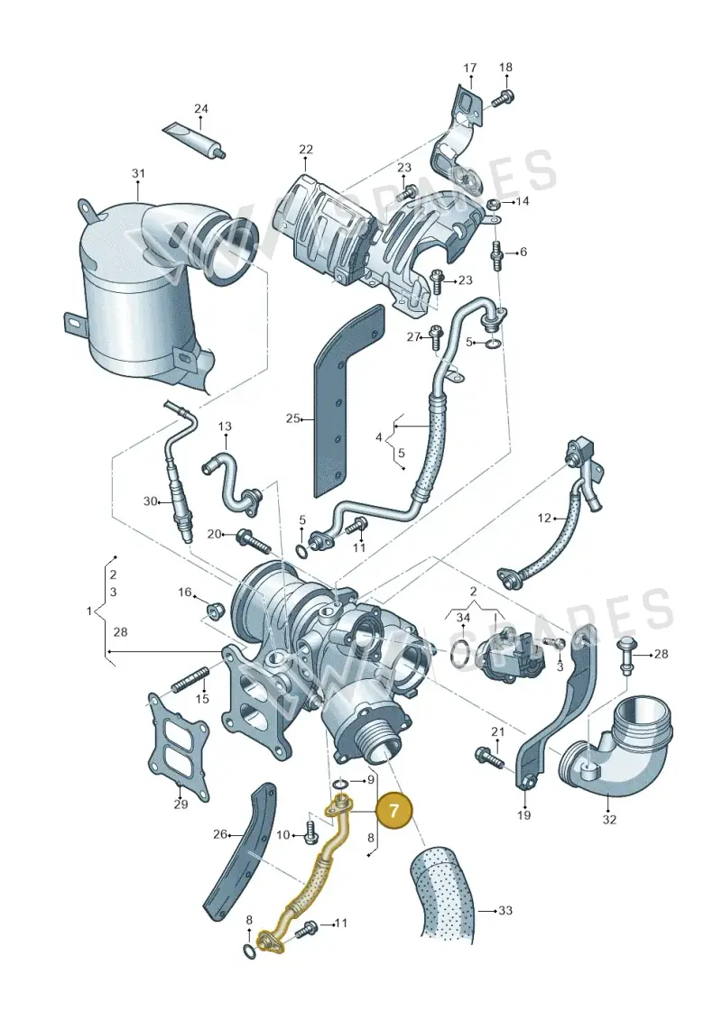 06K145735T — Skoda Kodiaq (2018-2022) diagram 746145500, position 7