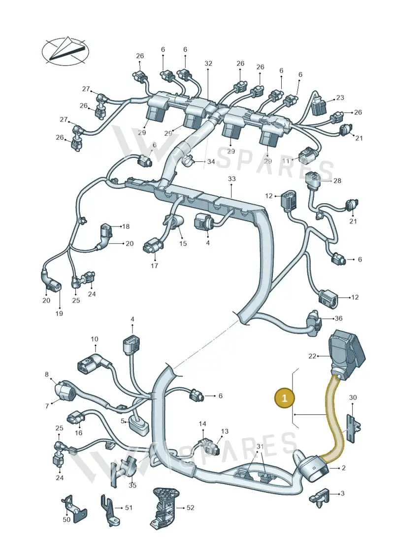 06K972627GS — Skoda Kodiaq (2024-) diagram 793971110, position 1