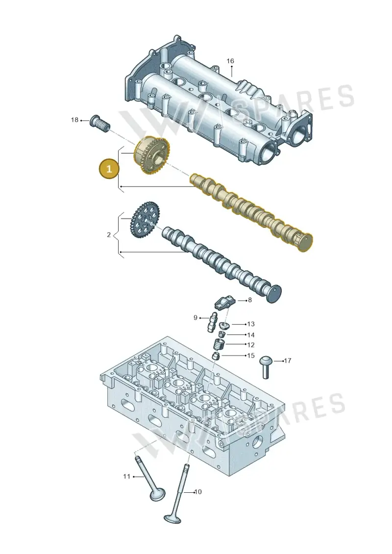 06L109021S — Skoda Octavia (2012-2017) diagram 670109030, position 1