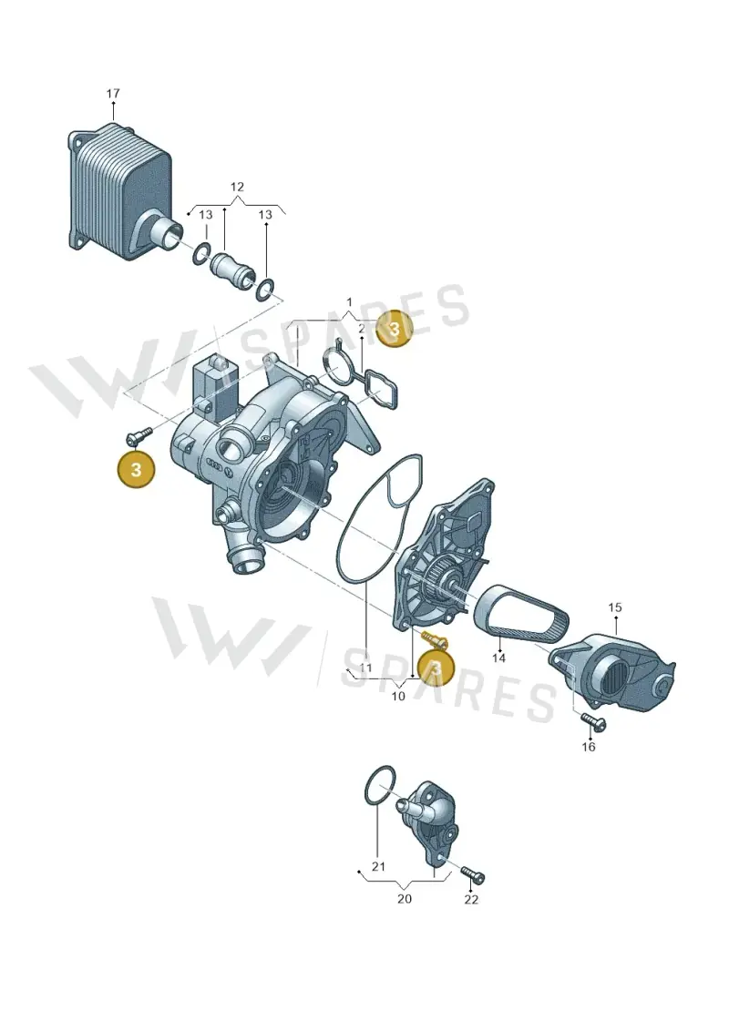 06L121441B — Skoda Superb Combi (2023-) diagram 724121030, position 3