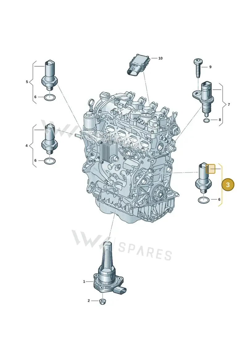 06L919081 — Skoda Superb Combi (2023-) diagram 907660015, position 3