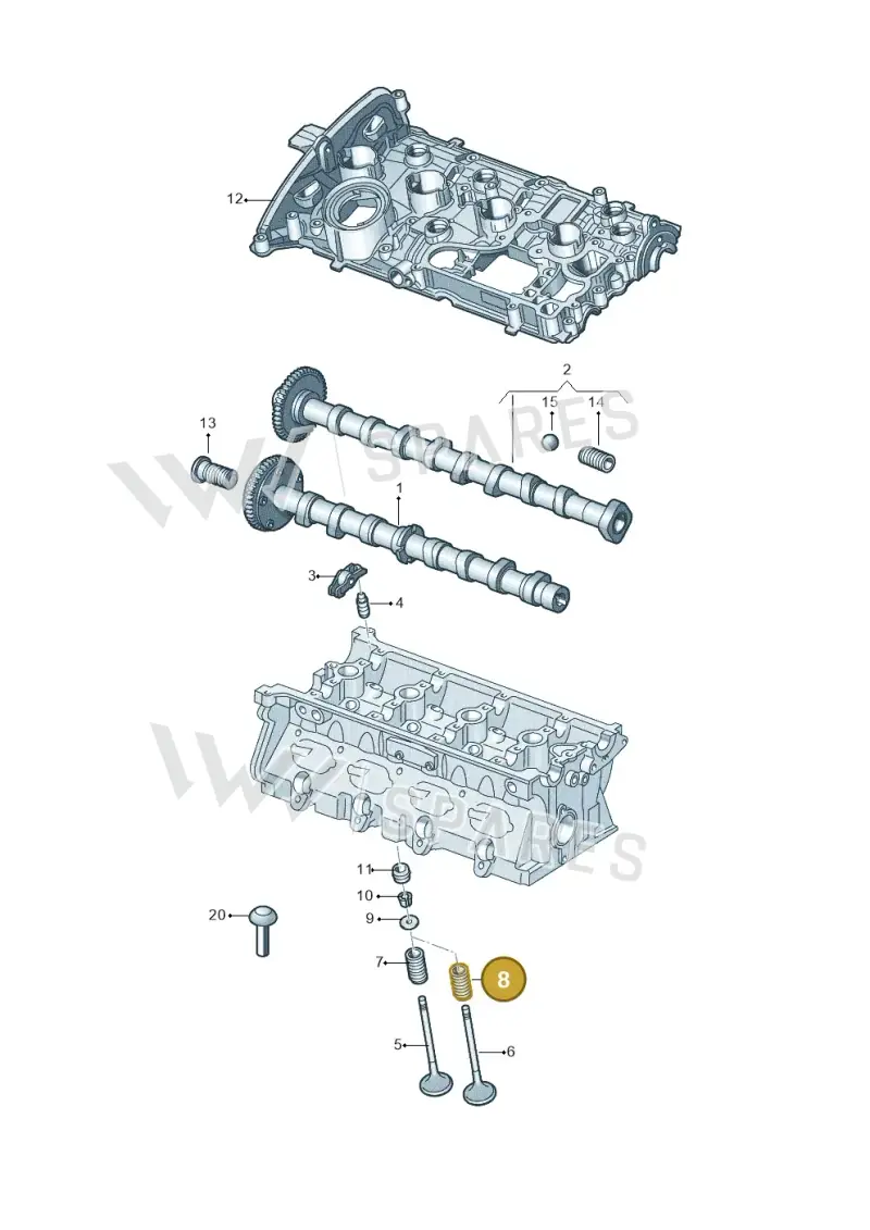 06M109623E — Skoda Kodiaq (2024-) diagram 627109200, position 8