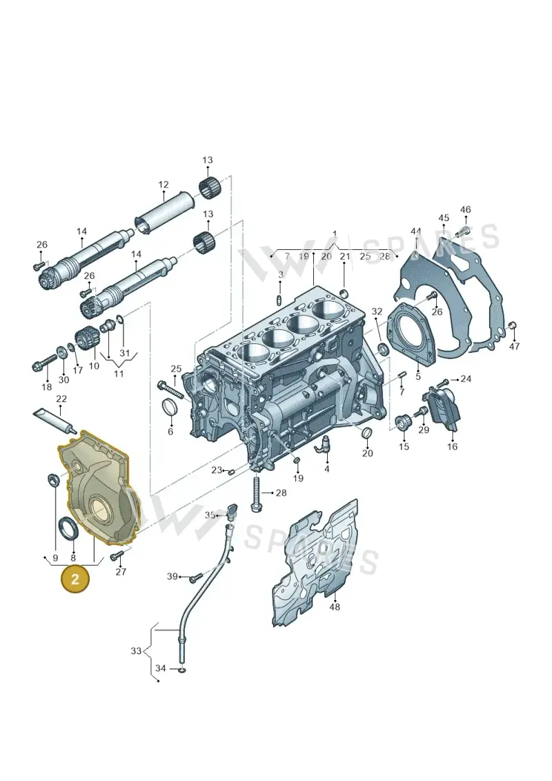 06Q109210 — Skoda Superb Combi (2023-) diagram 5h0103012, position 2
