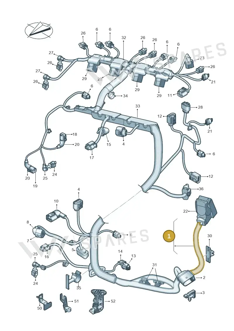 06Q972610 — Skoda Kodiaq (2024-) diagram 793971110, position 1