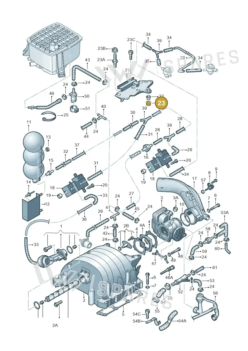 078129669 — Skoda SUPERB                 02> (2001-) diagram 156133820, position 23