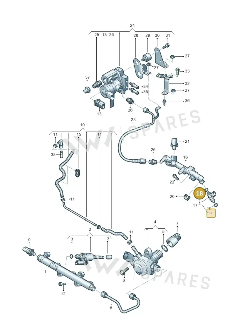 07C906149 — Skoda Kamiq (2019-) diagram 837134150, position 18