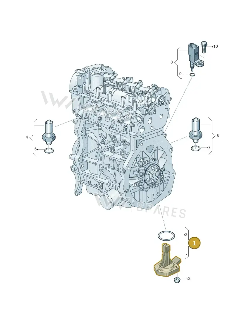 07P907660 — Skoda Octavia (2019-2024) diagram 5h0919042, position 1