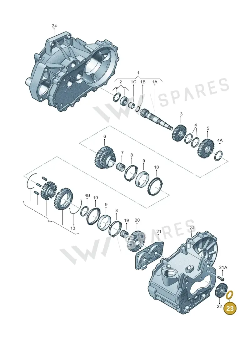 085311187 — Skoda Fabia Ambiente (2009-2013) diagram 225311320, position 23