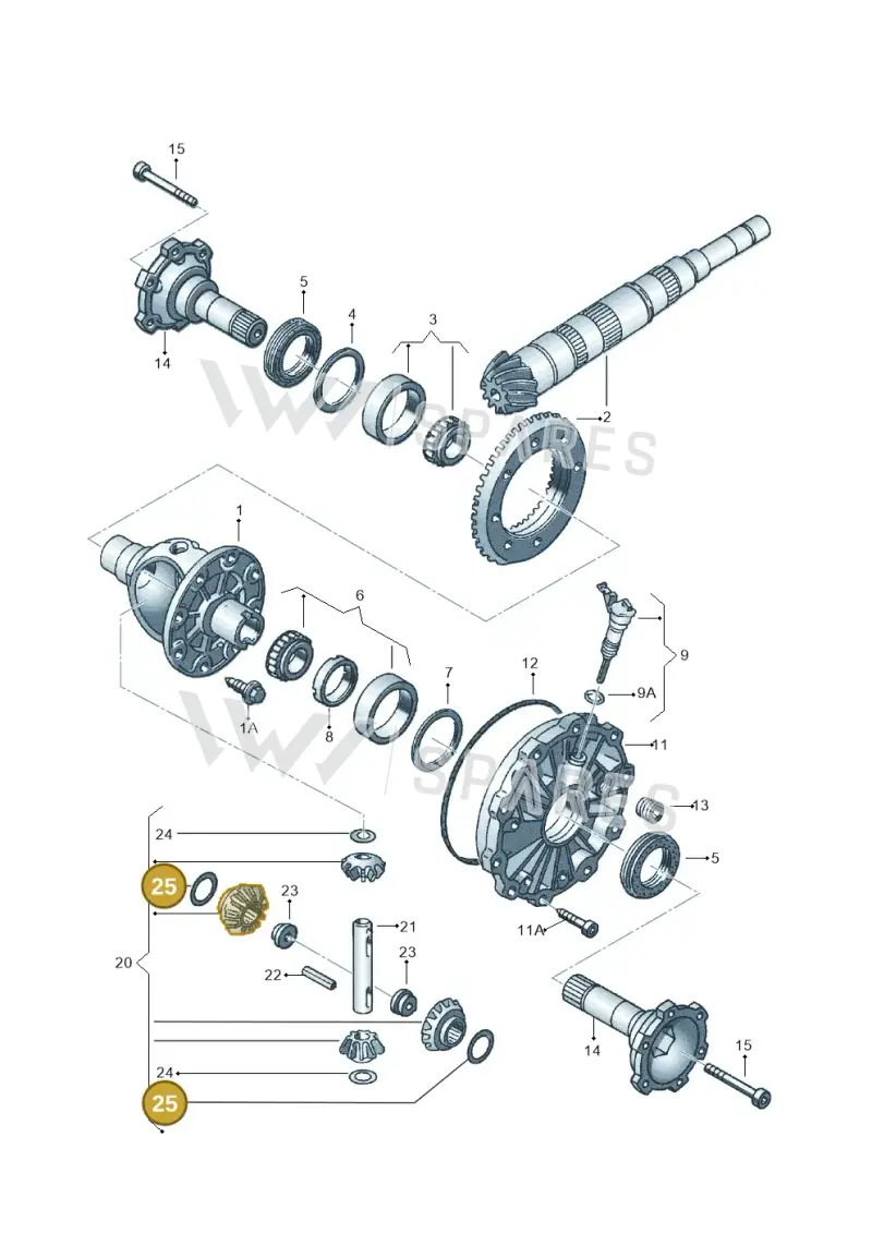 088409249 — Skoda SUPERB                 02> (2001-) diagram 118409250, position 25