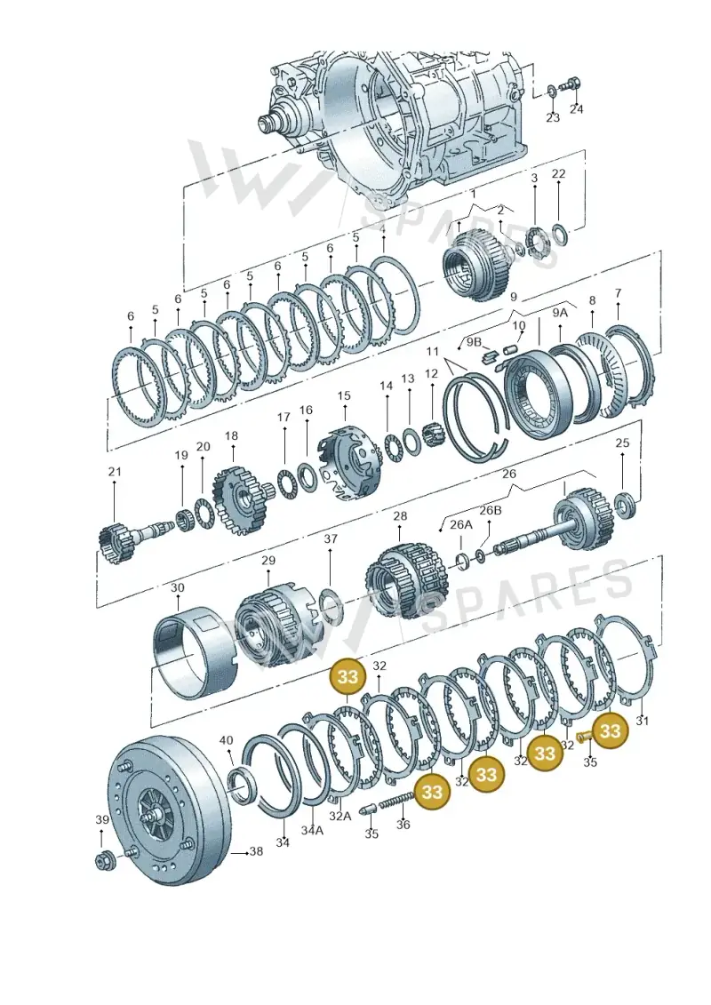 095323465F — Skoda OCTAVIA/COMBI/4X4      01> (2000-) diagram 220323500, position 33