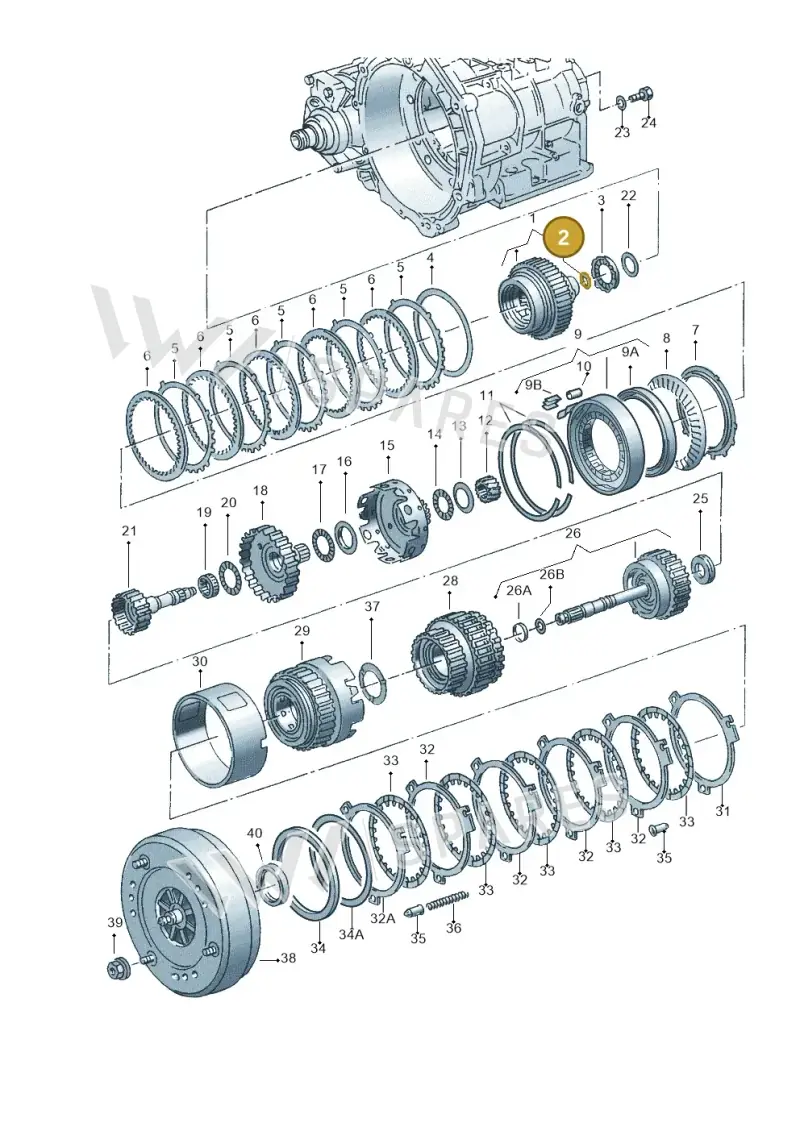 095323737 — Skoda OCTAVIA/COMBI/4X4      01> (2000-) diagram 220323500, position 2