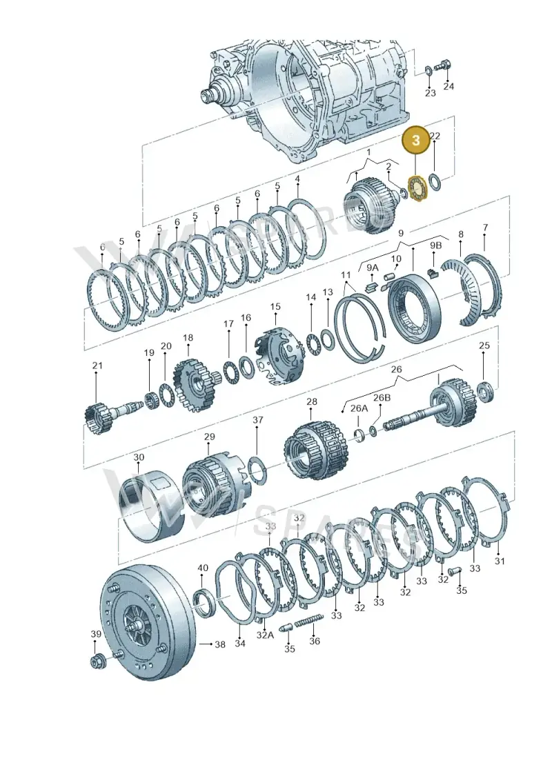 095323743A — Skoda OCTAVIA/COMBI/4X4 (1996-2000) diagram 162323500, position 3