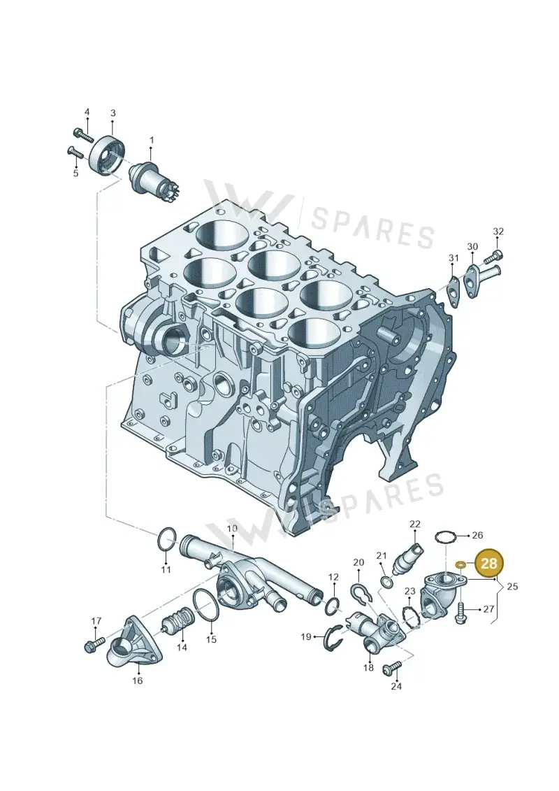 095323971 — Skoda Superb (2013-2015) diagram 460121110, position 28