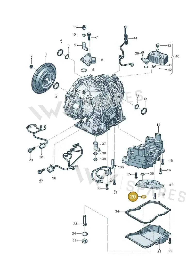 09D321368 — Skoda Karoq (2017-2022) diagram 431300251, position 20
