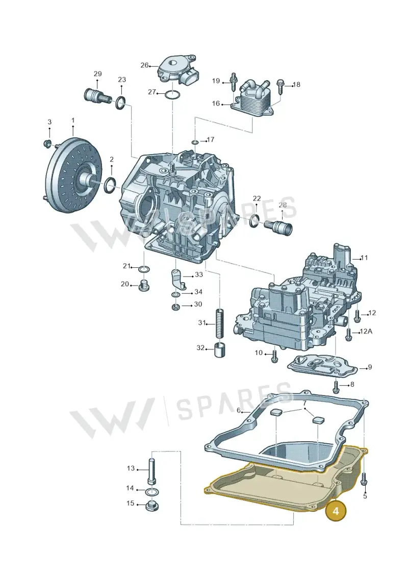 09G321361 — Skoda Rapid (2012-2022) diagram 461321650, position 4
