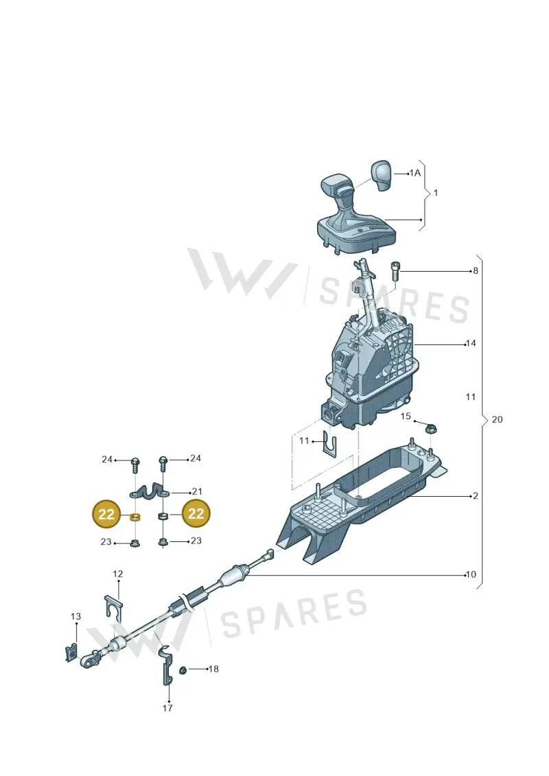 09G321798 — Skoda Fabia NF HB (2015-2018) diagram 756713100, position 22