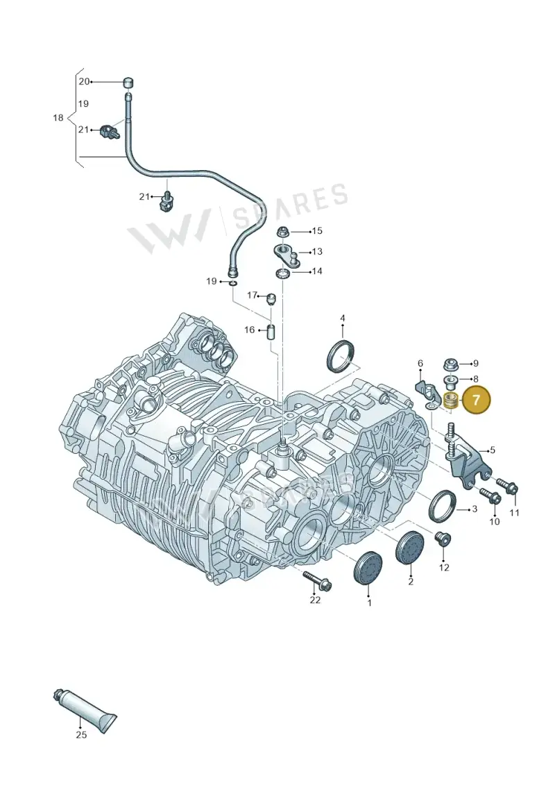09G321798 — Skoda Citigo (2019-2021) diagram 899305020, position 7
