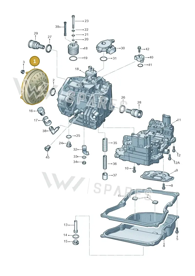 09G323571J — Skoda Octavia ambiente (2008-2013) diagram 278321650, position 1