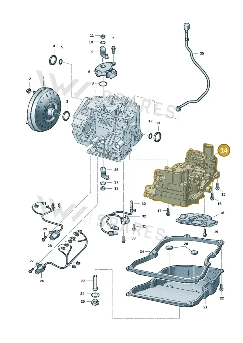 09G325039K — Skoda Fabia (2021-) diagram 62i301680, position 14