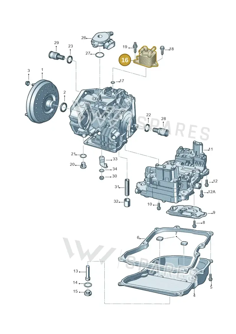 09G409061B — Skoda Rapid (2012-2022) diagram 461321650, position 16