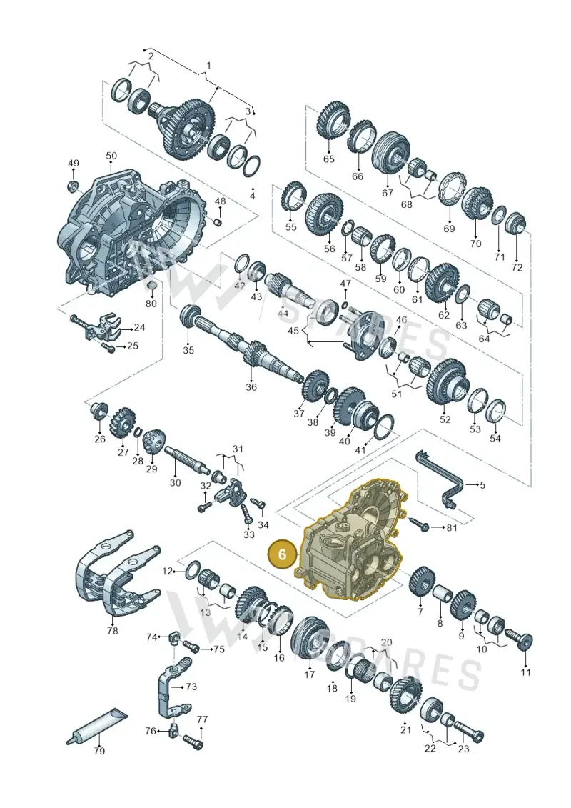 0A4301103AC — Skoda Kamiq (2019-) diagram 827320030, position 6