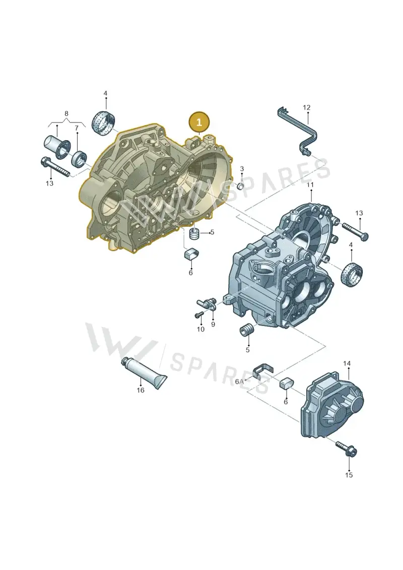 0A4301107AN — Skoda Karoq (2017-2022) diagram 694301420, position 1